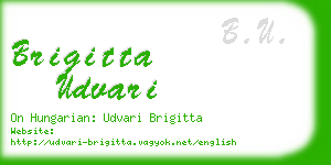 brigitta udvari business card